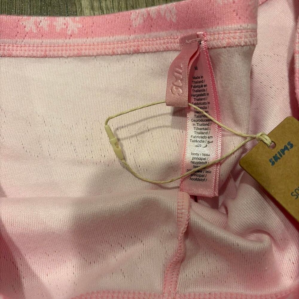Brand New With Tags Skims Logo Plush Pointelle Lounge Shorts - Picture 3 of 4